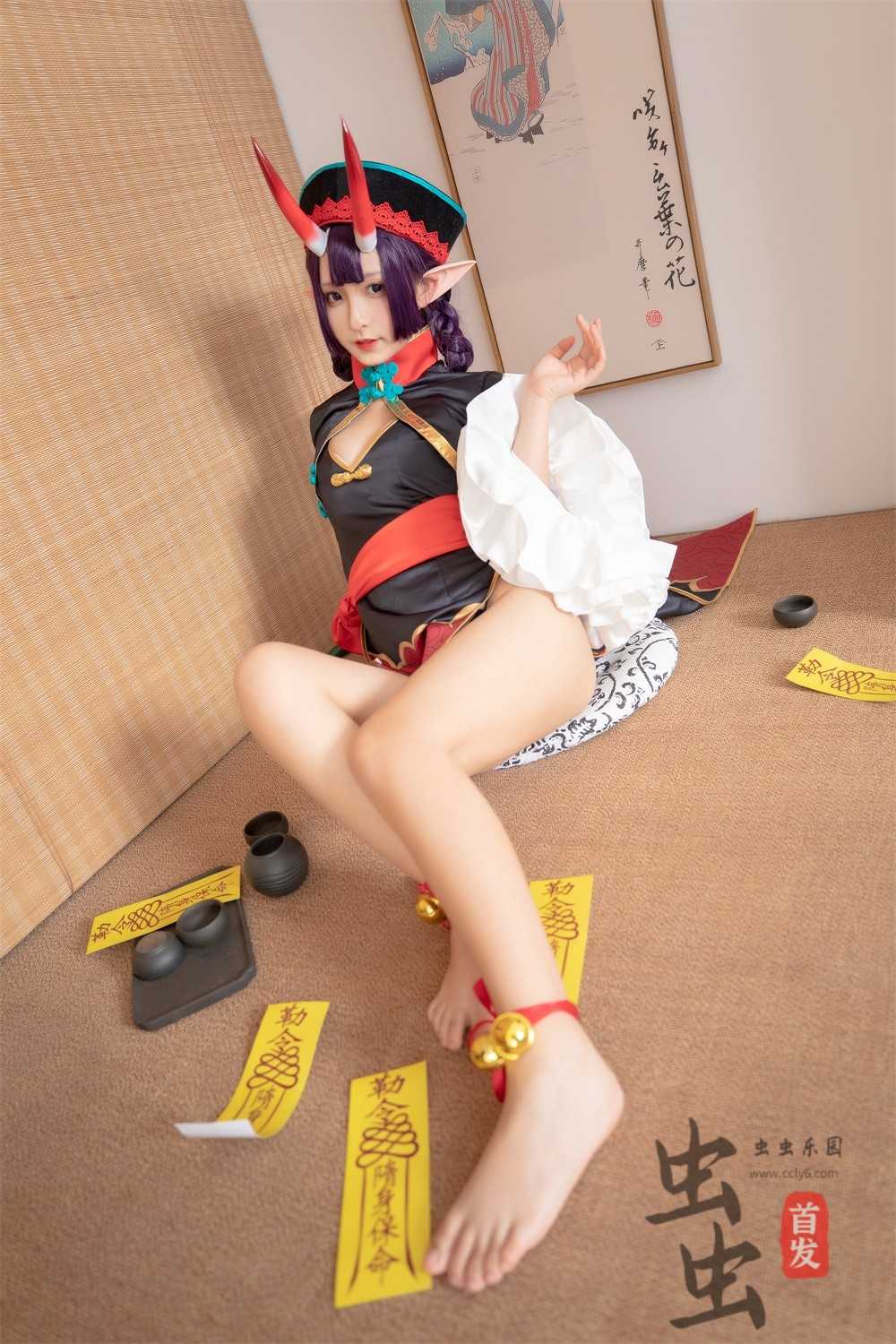 高质量coser@神楽坂真冬 - 《果実の酒気》酒吞cos[150P+3V/757MB]（1）